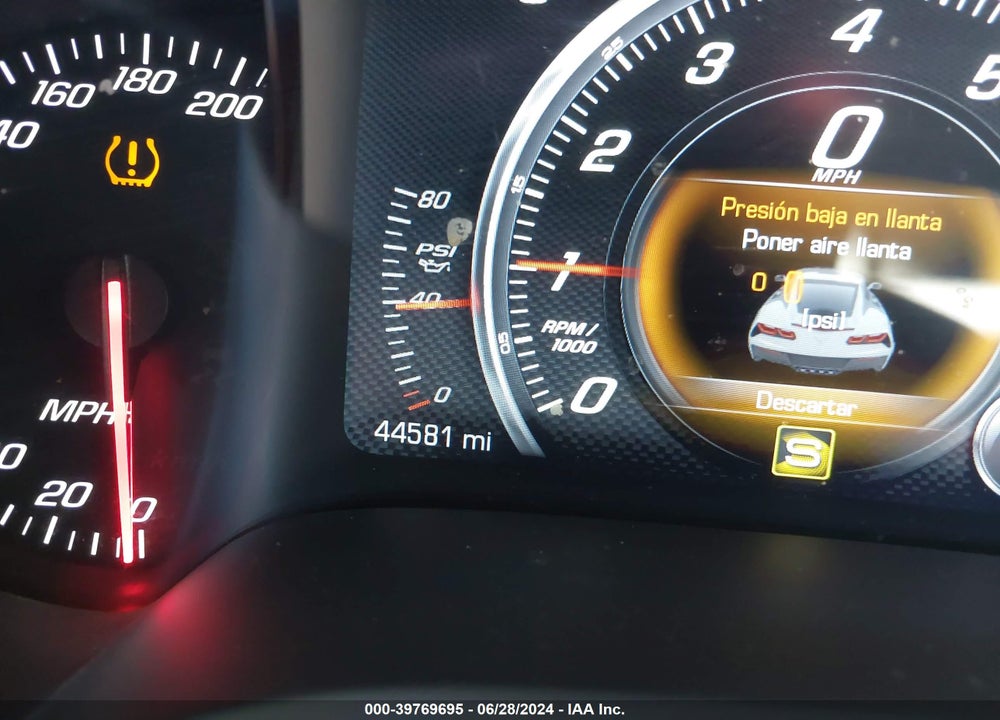 2015 CHEVROLET CORVETTE STINGRAY Z51 VIN: 1G1YJ2D70F5110036