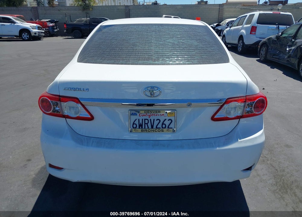 2012 TOYOTA COROLLA L VIN: 5YFBU4EE8CP042676