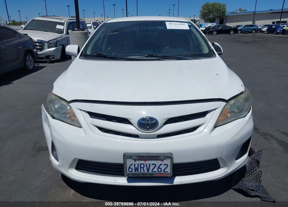 2012 TOYOTA COROLLA L VIN: 5YFBU4EE8CP042676