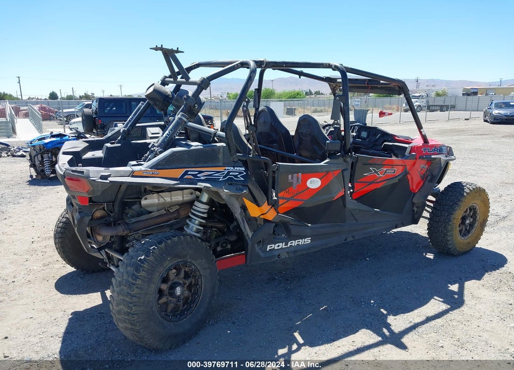 2017 POLARIS RZR XP 4 TURBO EPS VIN: 3NSVFE924HF798746
