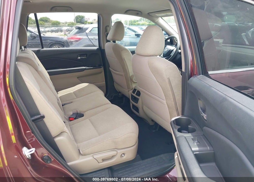2021 HONDA PILOT 2WD EX VIN: 5FNYF5H34MB019588
