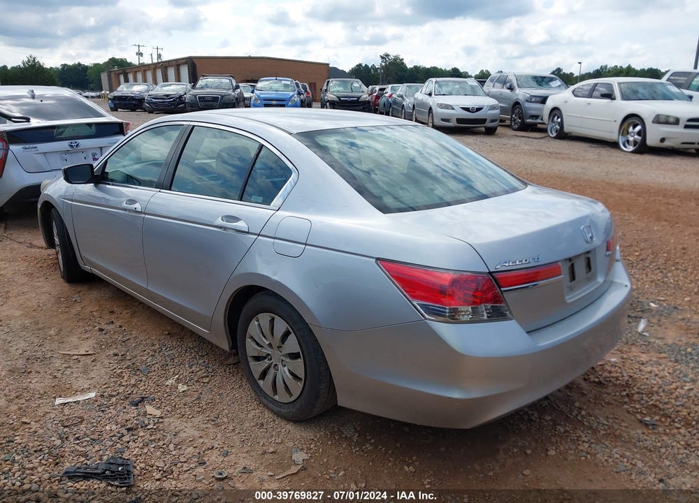 2012 HONDA ACCORD 2.4 LX VIN: 1HGCP2F36CA011509