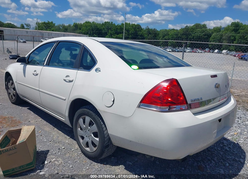 2007 CHEVROLET IMPALA POLICE VIN: 2G1WS55R779415639