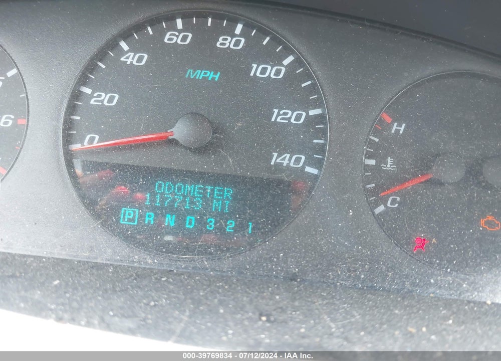 2007 CHEVROLET IMPALA POLICE VIN: 2G1WS55R779415639