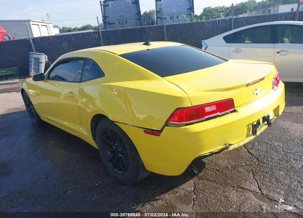 2015 CHEVROLET CAMARO VIN: 2G1FB1E33F9252197
