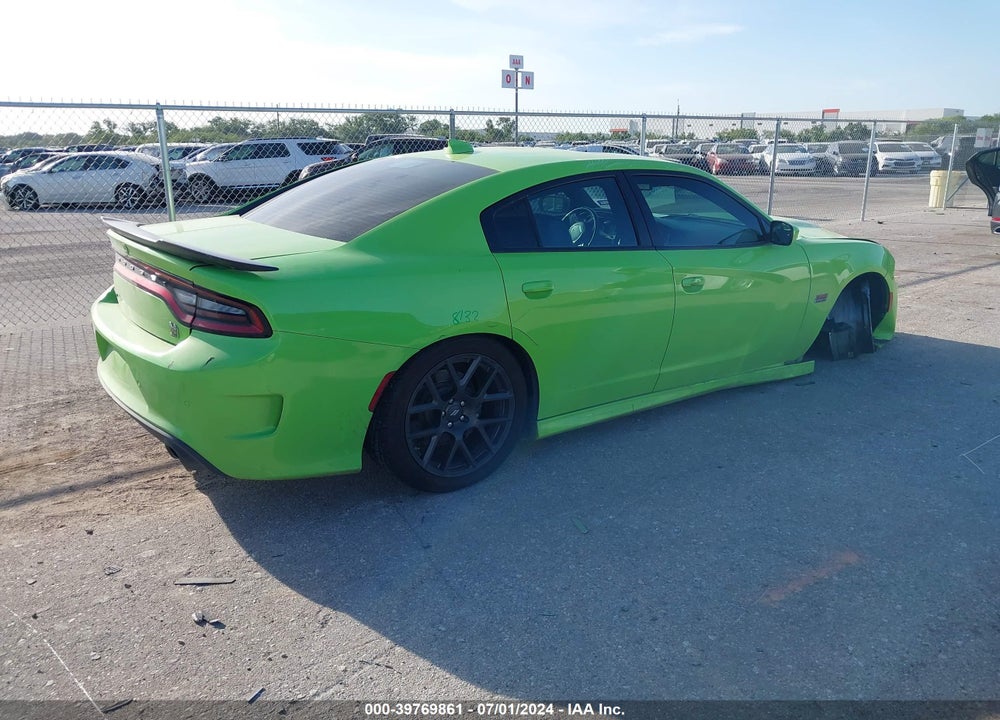 2019 DODGE CHARGER SCAT PACK RWD VIN: 2C3CDXGJXKH624349