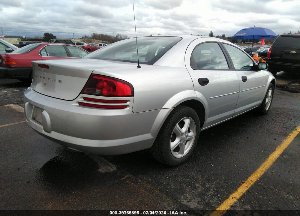 2004 DODGE STRATUS SE VIN: 1B3EL36R44N417572