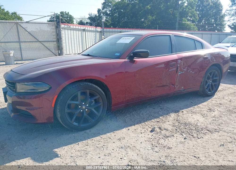 2022 DODGE CHARGER SXT RWD VIN: 2C3CDXBG9NH157618