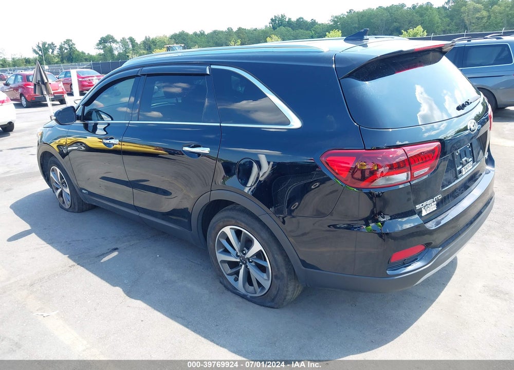 2019 KIA SORENTO 3.3L EX VIN: 5XYPHDA53KG460162