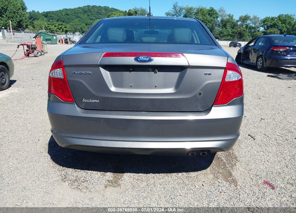 2012 FORD FUSION SE VIN: 3FAHP0HA6CR158378