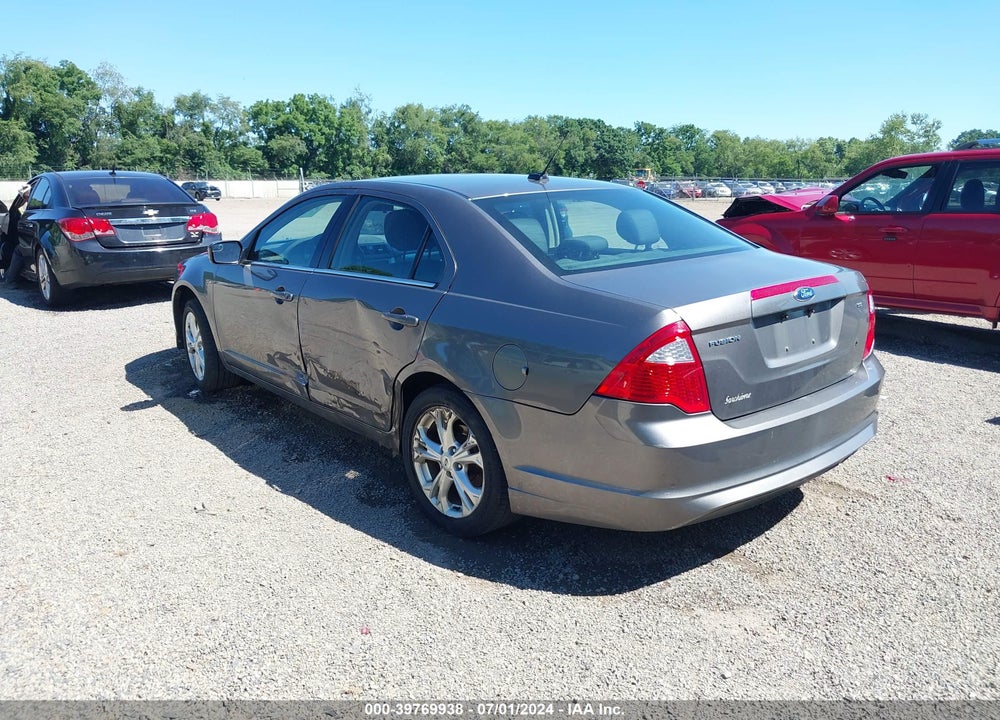2012 FORD FUSION SE VIN: 3FAHP0HA6CR158378