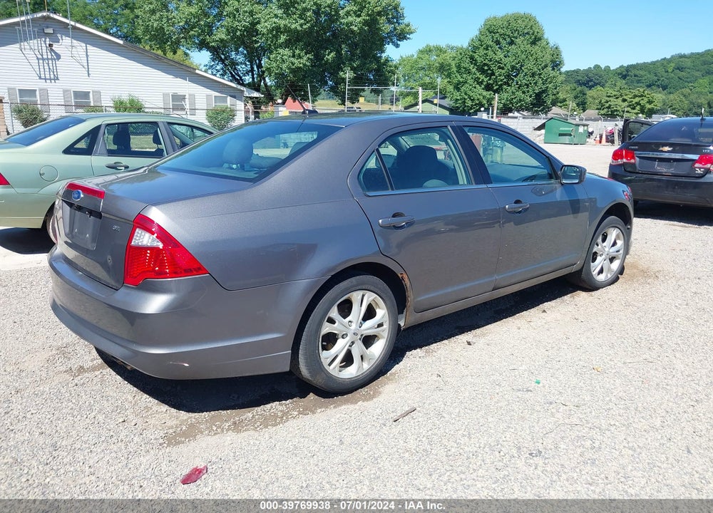 2012 FORD FUSION SE VIN: 3FAHP0HA6CR158378