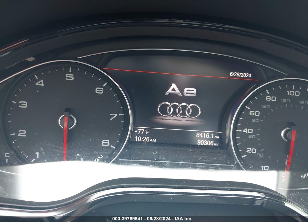2014 AUDI A8 L 4.0T VIN: WAUR2AFD9EN007151