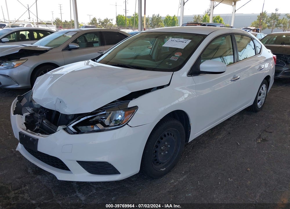 2017 NISSAN SENTRA SV VIN: 3N1AB7AP0HY301911