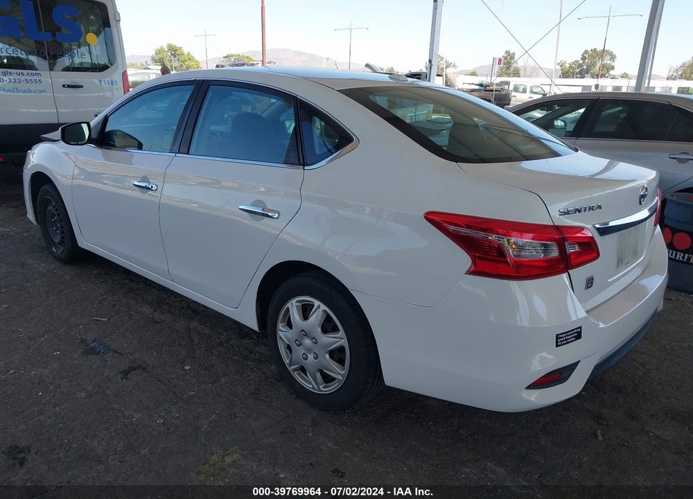 2017 NISSAN SENTRA SV VIN: 3N1AB7AP0HY301911