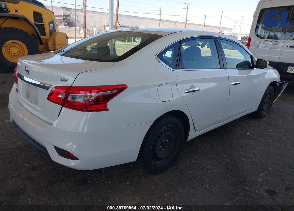 2017 NISSAN SENTRA SV VIN: 3N1AB7AP0HY301911