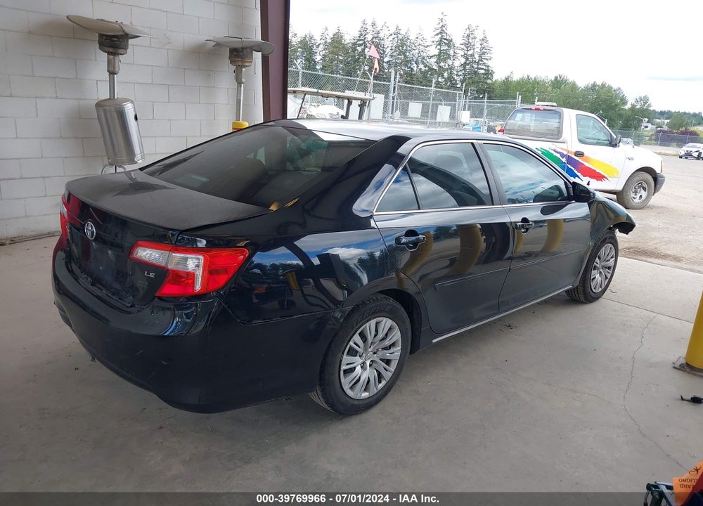 2013 TOYOTA CAMRY LE VIN: 4T4BF1FKXDR311599