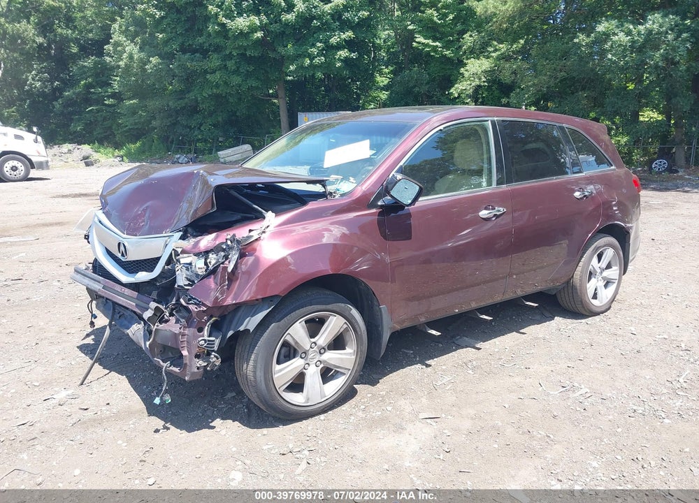 2010 ACURA MDX VIN: 2HNYD2H22AH534021
