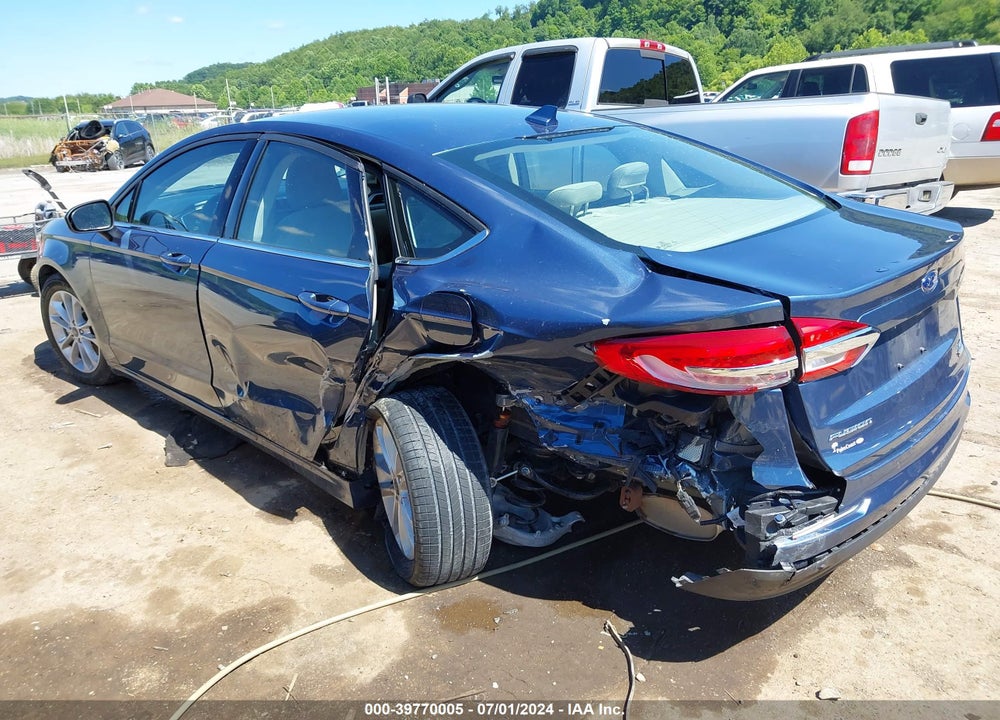 2019 FORD FUSION SE VIN: 3FA6P0HD0KR102341
