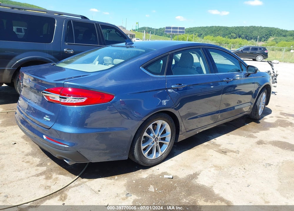 2019 FORD FUSION SE VIN: 3FA6P0HD0KR102341
