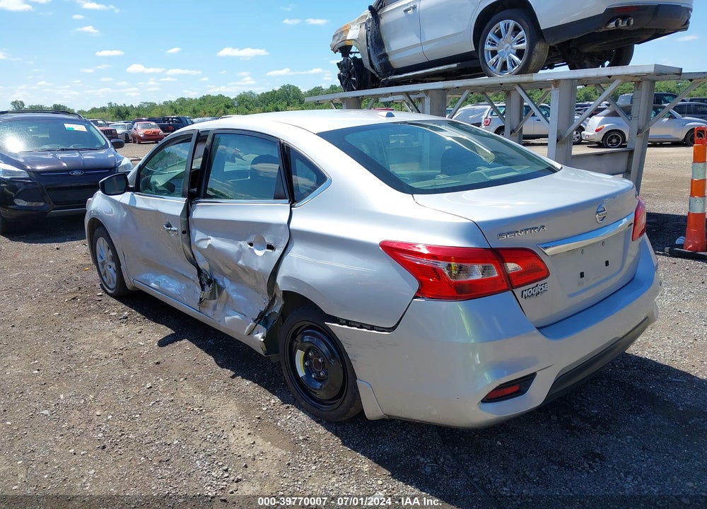 2019 NISSAN SENTRA SV VIN: 3N1AB7AP3KY334263