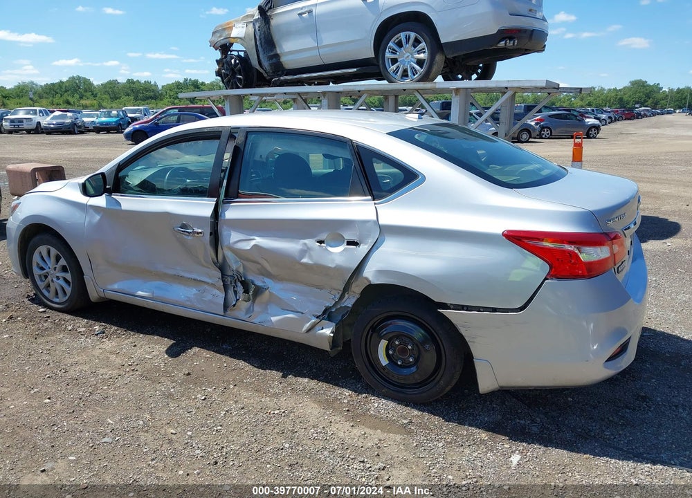 2019 NISSAN SENTRA SV VIN: 3N1AB7AP3KY334263