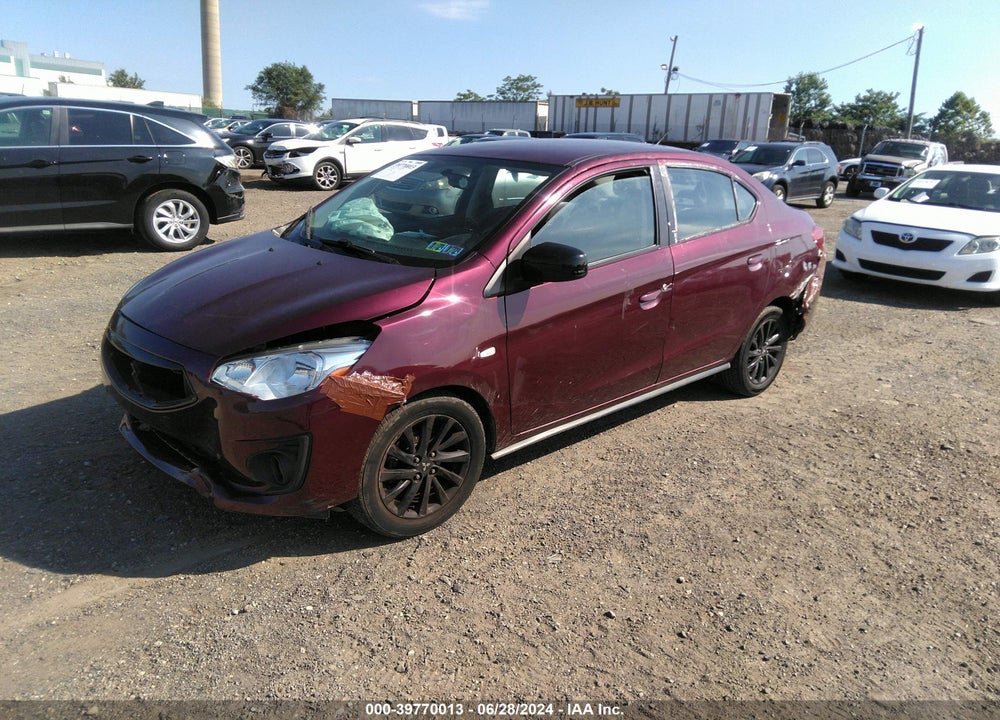 2020 MITSUBISHI MIRAGE G4 LE VIN: ML32F4FJ1LHF04907