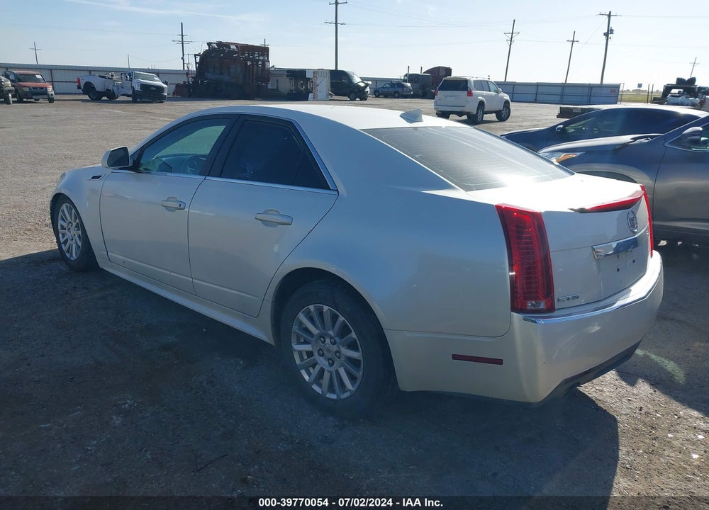 2011 CADILLAC CTS LUXURY VIN: 1G6DE5EY1B0102122
