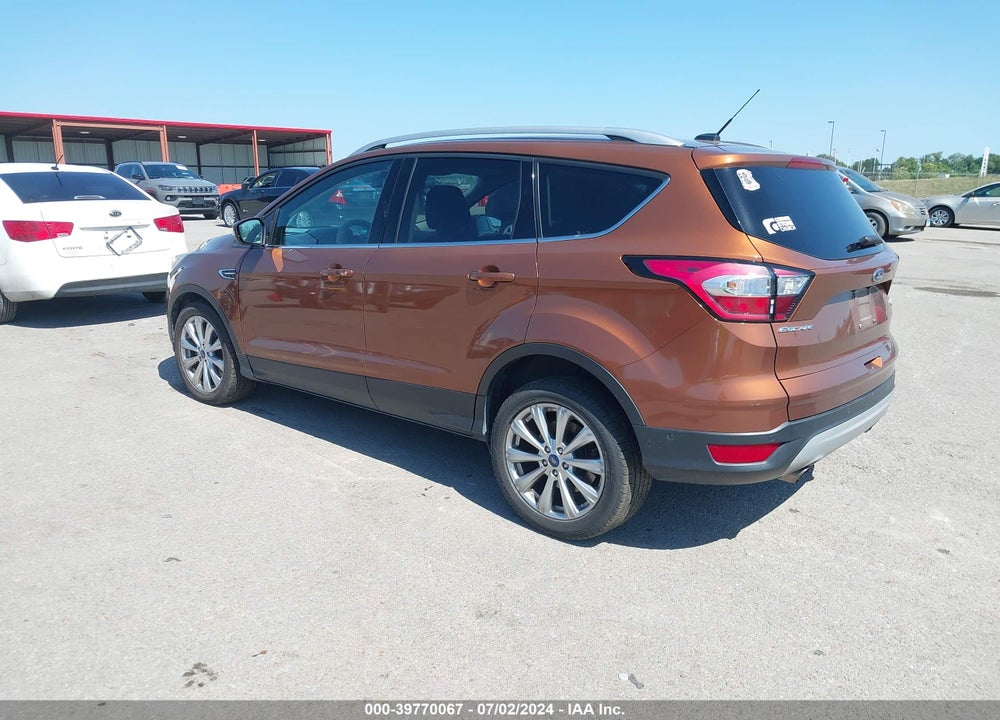 2017 FORD ESCAPE TITANIUM VIN: 1FMCU9JD6HUC33825