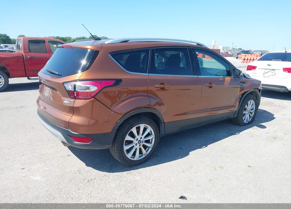 2017 FORD ESCAPE TITANIUM VIN: 1FMCU9JD6HUC33825