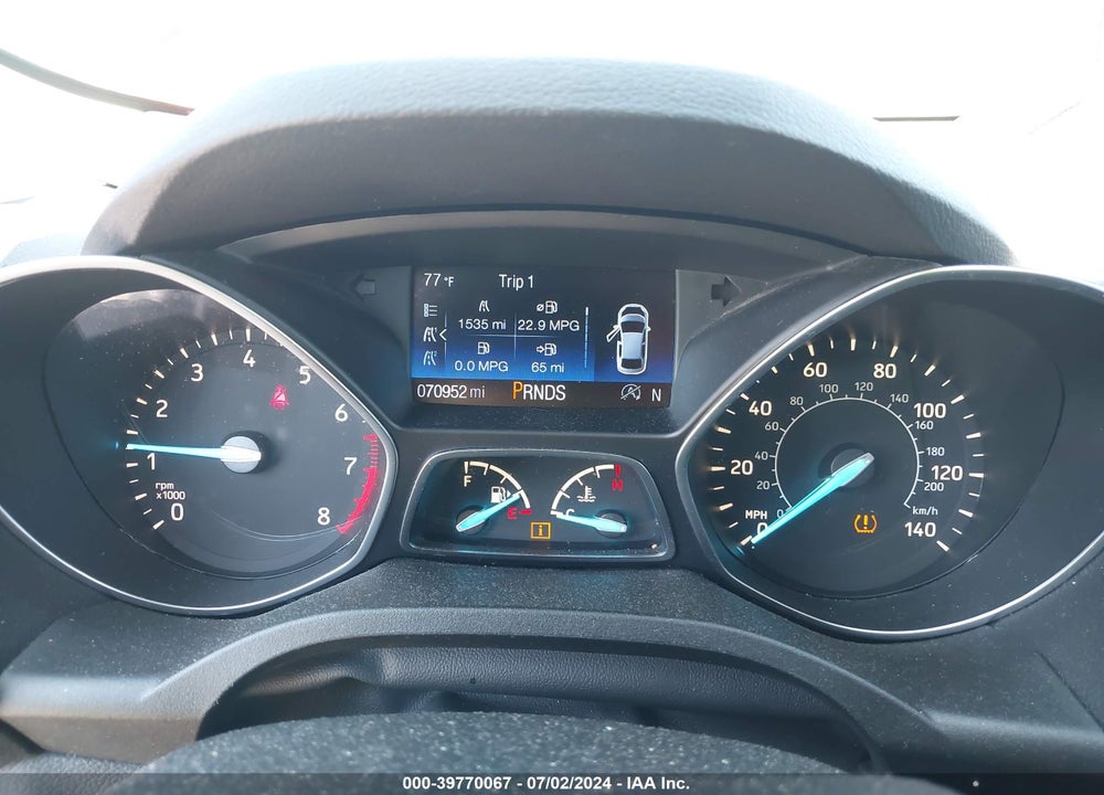 2017 FORD ESCAPE TITANIUM VIN: 1FMCU9JD6HUC33825