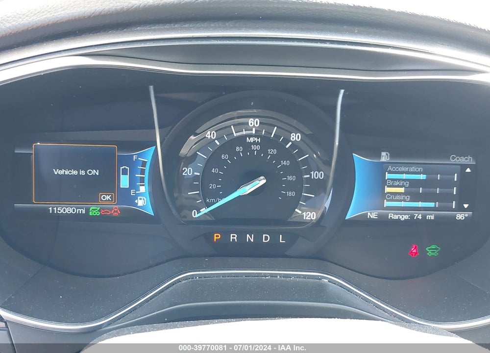 2017 FORD FUSION HYBRID SE VIN: 3FA6P0LU3HR217158