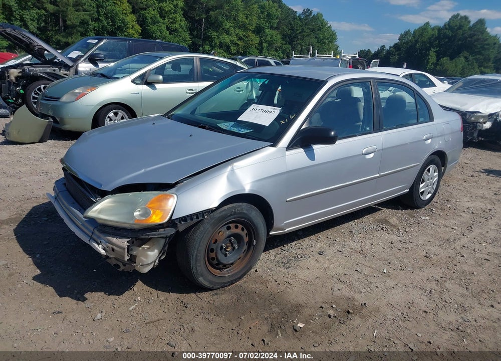 2003 HONDA CIVIC LX VIN: 1HGES16593L032202