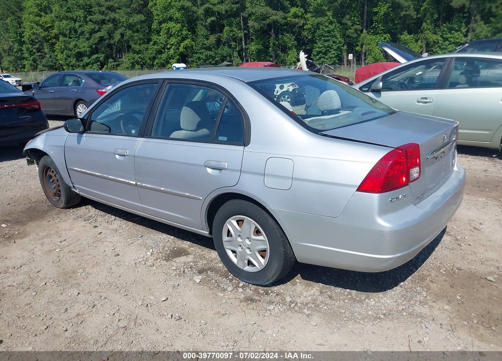 2003 HONDA CIVIC LX VIN: 1HGES16593L032202