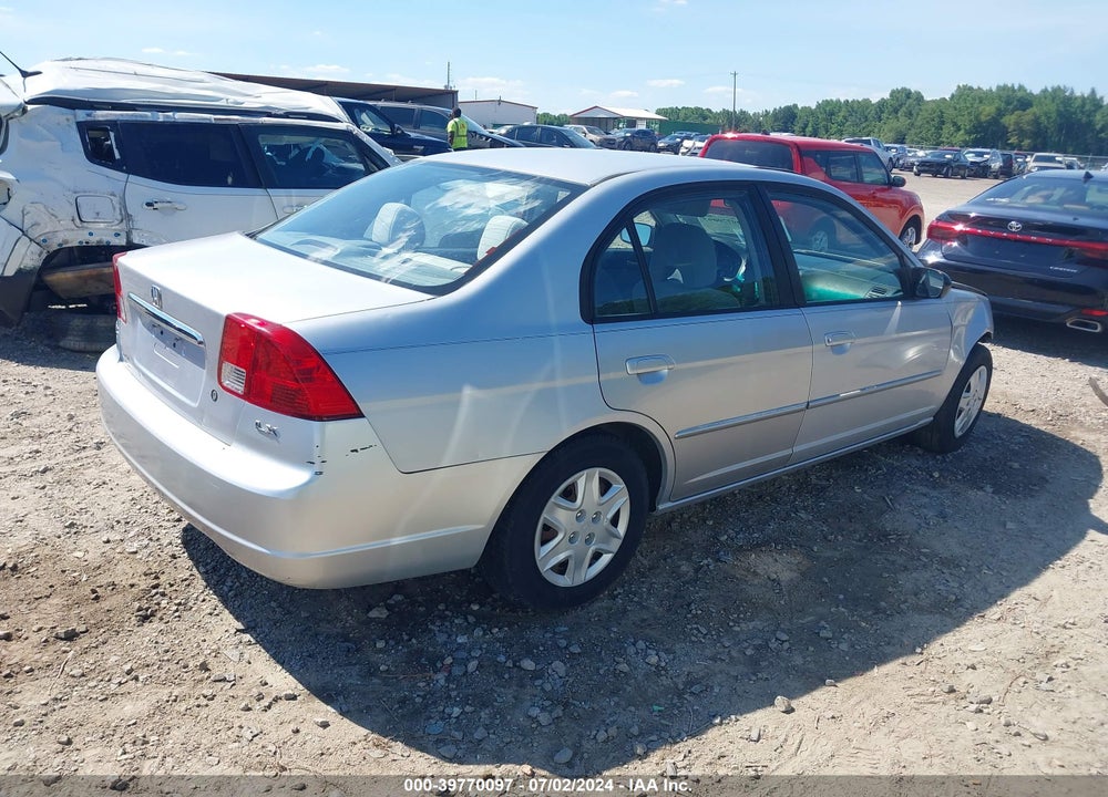 2003 HONDA CIVIC LX VIN: 1HGES16593L032202