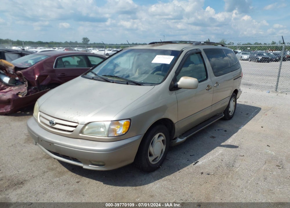 2001 TOYOTA SIENNA XLE VIN: 4T3ZF13C31U381728