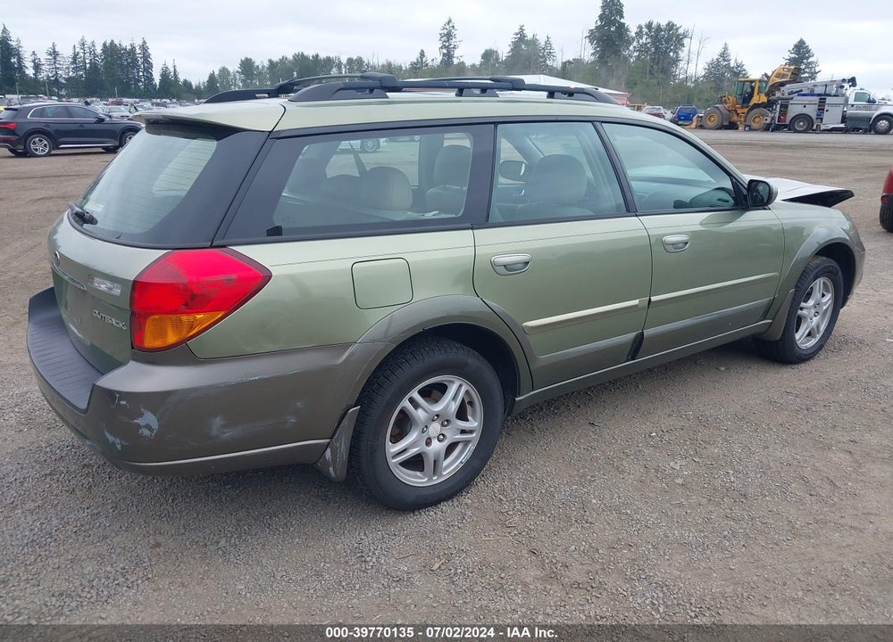 2005 SUBARU OUTBACK 2.5I LIMITED VIN: 4S4BP62C857306565