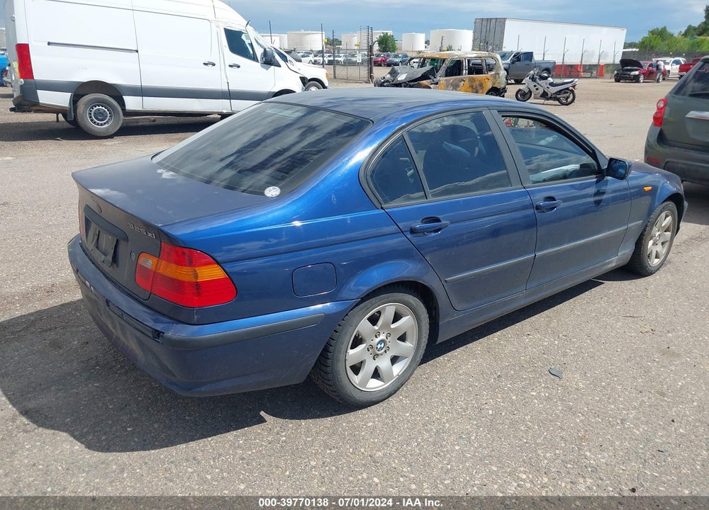 2003 BMW 325XI VIN: WBAEU33493PM58011