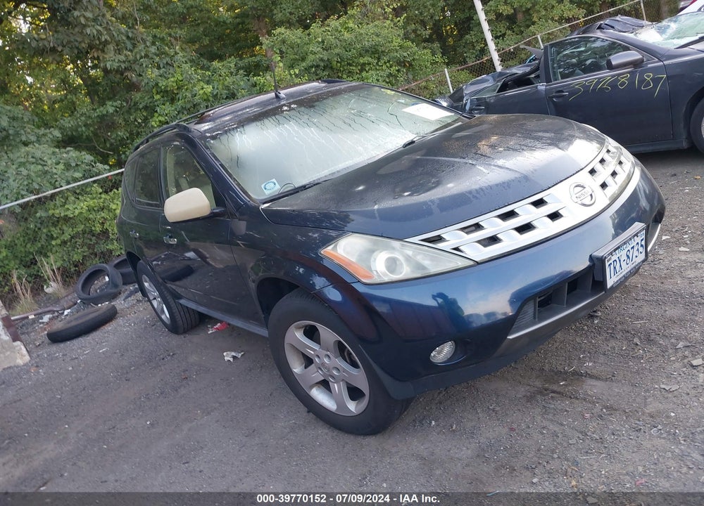 2005 NISSAN MURANO SL VIN: JN8AZ08W95W428774