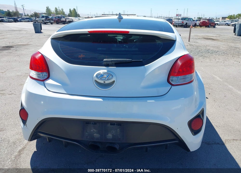 2014 HYUNDAI VELOSTER TURBO W/BLACK VIN: KMHTC6AE7EU188917