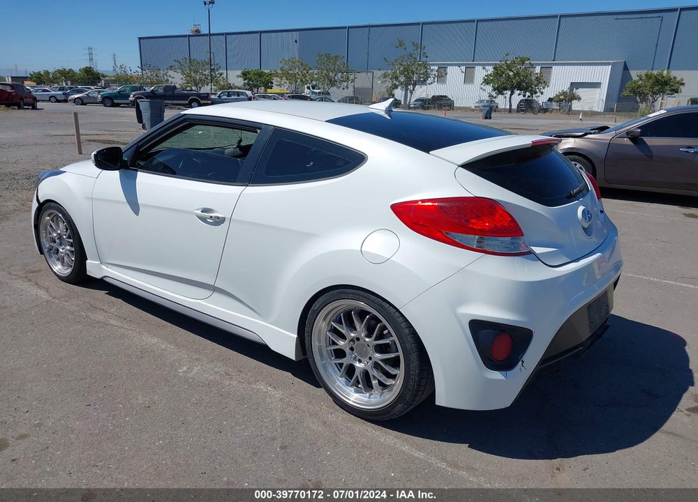 2014 HYUNDAI VELOSTER TURBO W/BLACK VIN: KMHTC6AE7EU188917