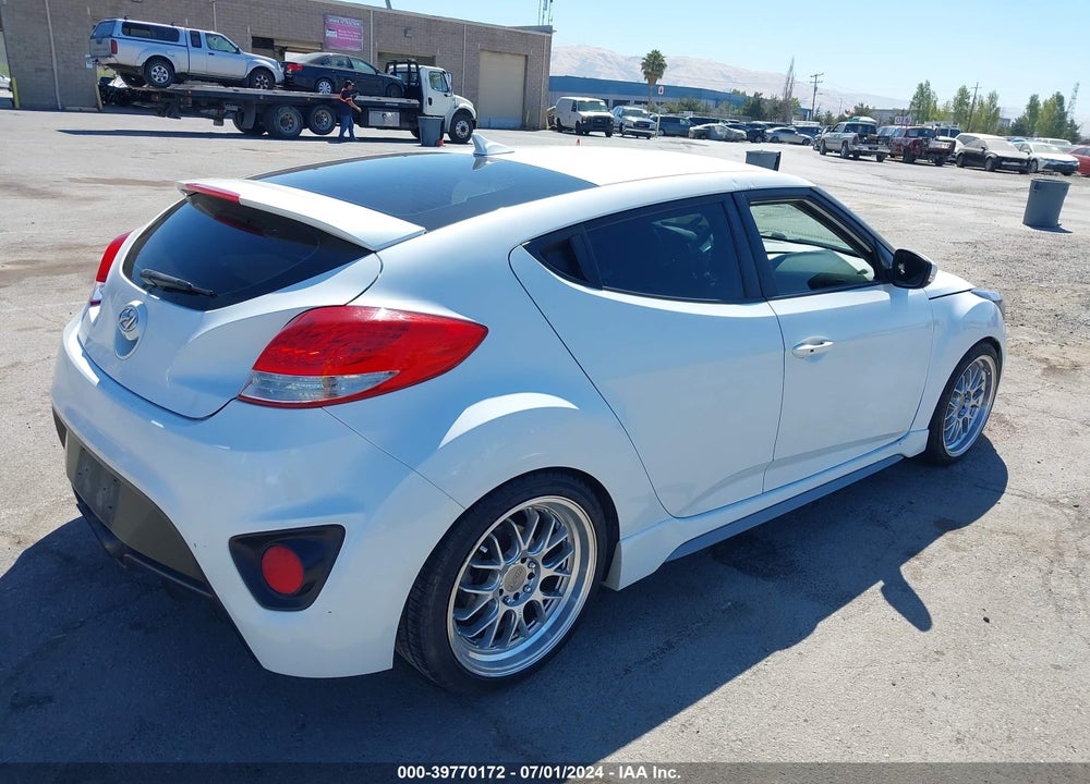 2014 HYUNDAI VELOSTER TURBO W/BLACK VIN: KMHTC6AE7EU188917