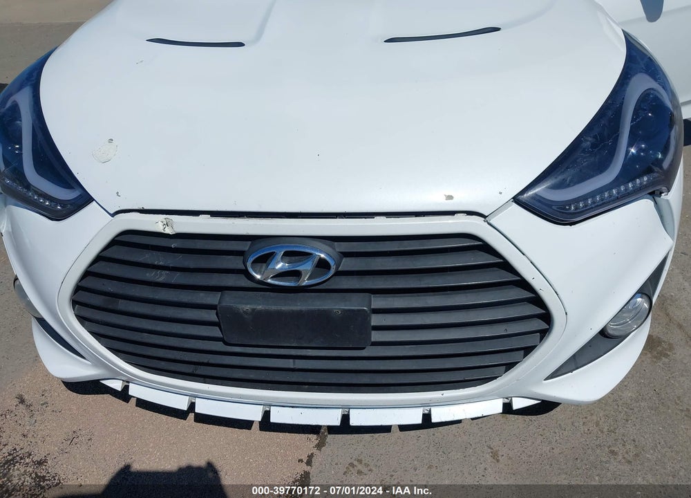 2014 HYUNDAI VELOSTER TURBO W/BLACK VIN: KMHTC6AE7EU188917