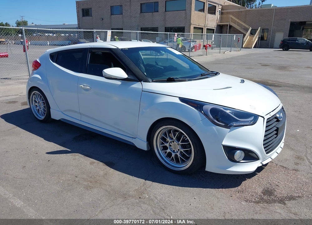 2014 HYUNDAI VELOSTER TURBO W/BLACK VIN: KMHTC6AE7EU188917