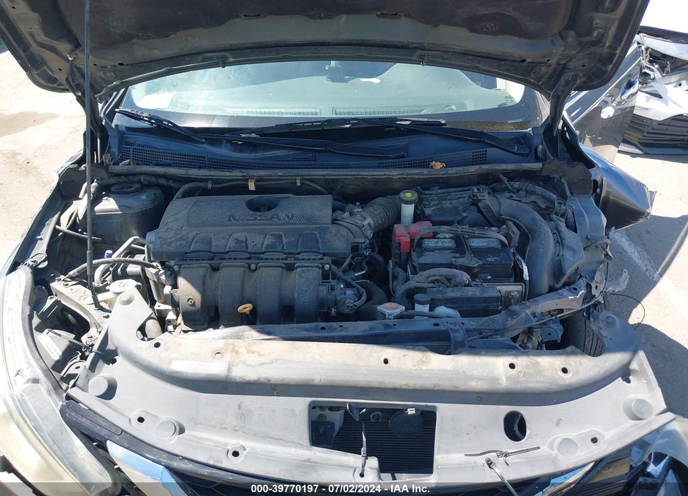 2017 NISSAN SENTRA SV VIN: 3N1AB7APXHL701472