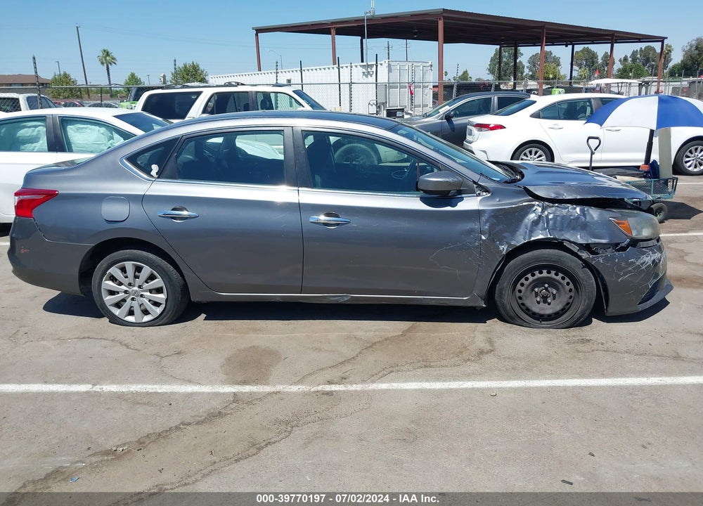 2017 NISSAN SENTRA SV VIN: 3N1AB7APXHL701472