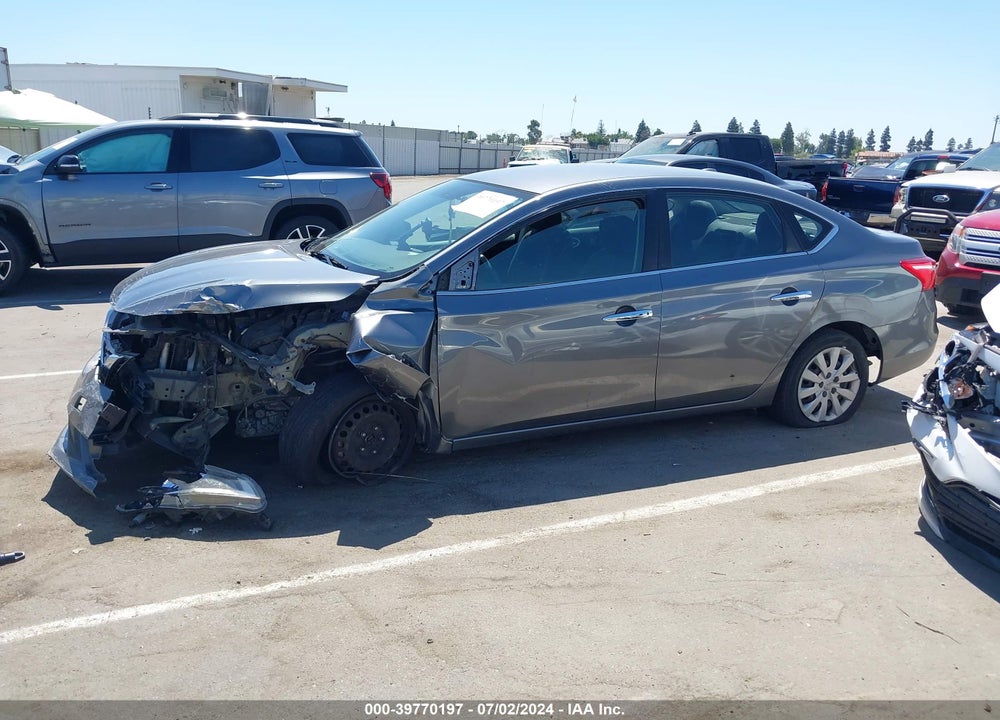 2017 NISSAN SENTRA SV VIN: 3N1AB7APXHL701472