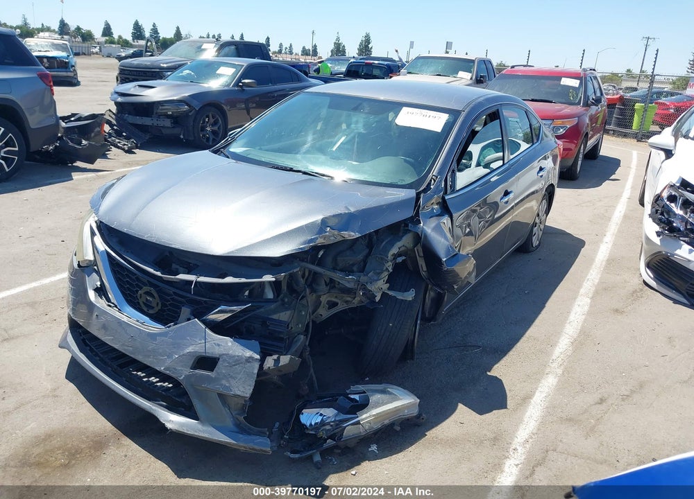 2017 NISSAN SENTRA SV VIN: 3N1AB7APXHL701472