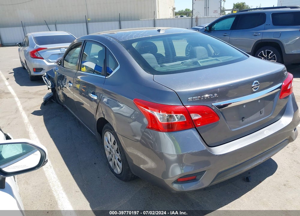 2017 NISSAN SENTRA SV VIN: 3N1AB7APXHL701472