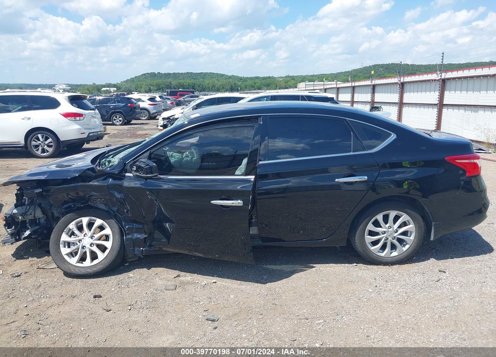 2019 NISSAN SENTRA SV VIN: 3N1AB7AP9KL613908